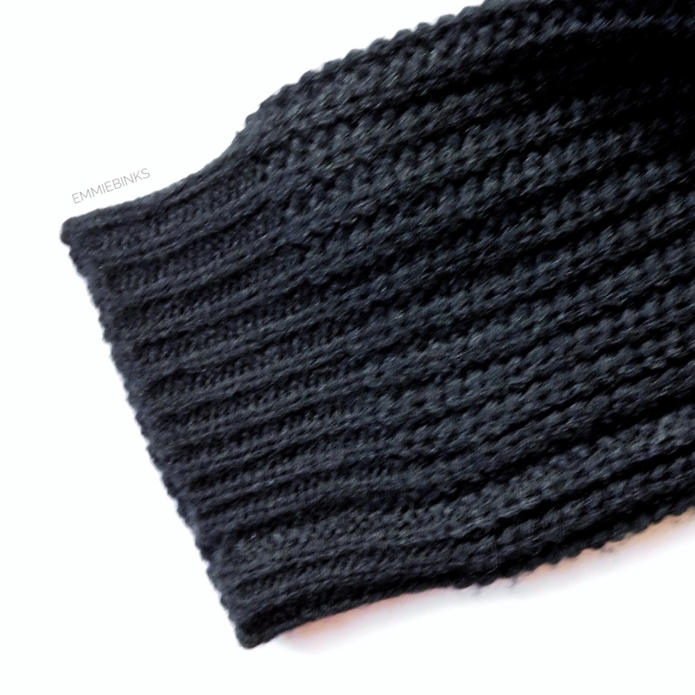 SAUCI New, NWOT, Black Choker Collar Sweater - Picture 5 of 8
